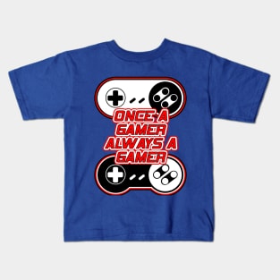 Retro Gamer Nerd Kids T-Shirt